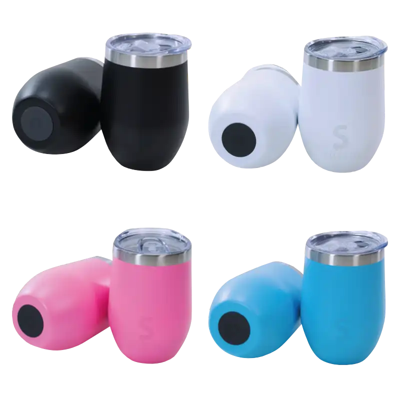 Vaso de Acero 300ml Tipo Vinero Para Láser (Caja de 12) Color Make
