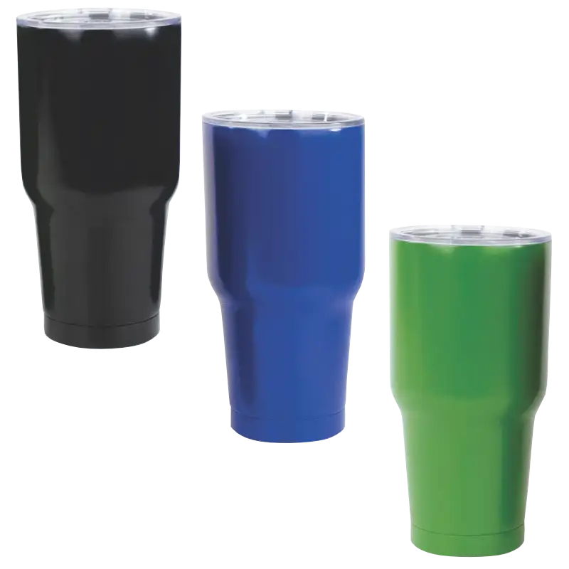 Vaso de Acero 30oz Tipo Viajero Doble Para grabado Láser (Caja de 12) Color Make